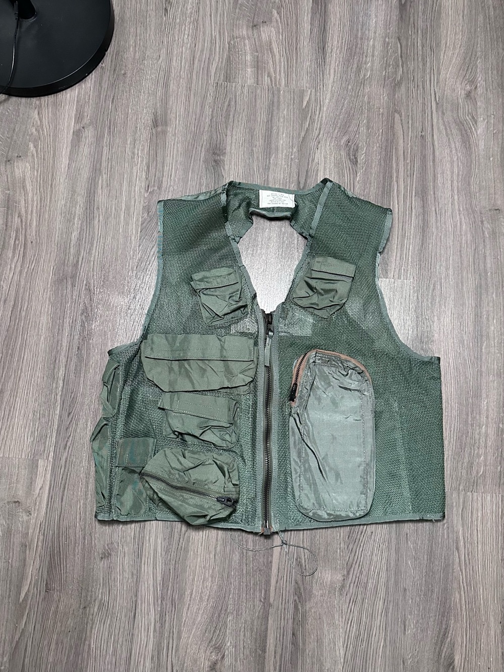 Vintage US Air Force Mesh Survival Vest SRU-21/P Large- MFG 70s/80s Military